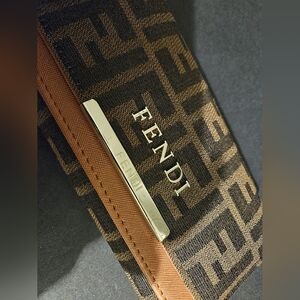 Brown and Black Women Wallet